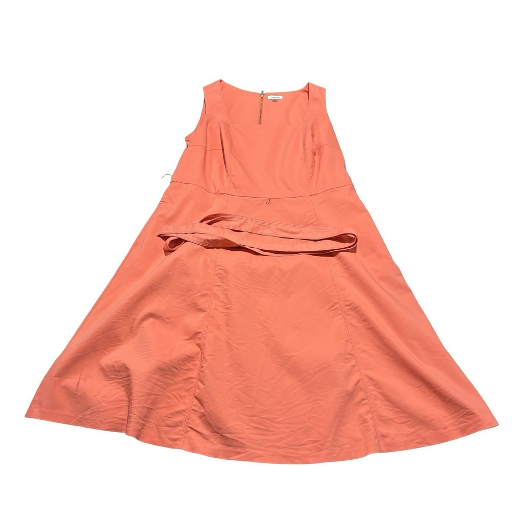 Calvin Klein Women's A Line Silhouette Square Neck Dress *Stained* Size 18W